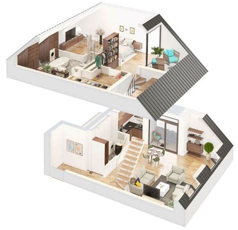 Denah Rumah Minimalis 2 Lantai Modern Terbaru – Blog QHOMEMART