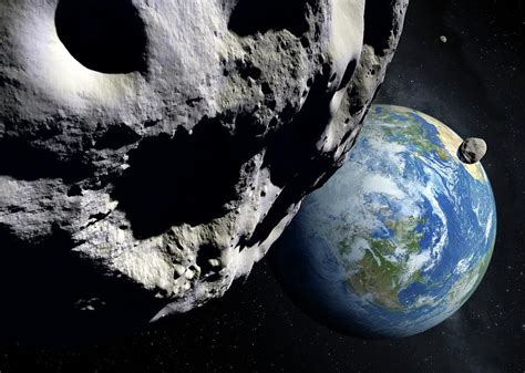 Asteroid Approaching Earth Photograph By Detlev Van Ravenswaayscience