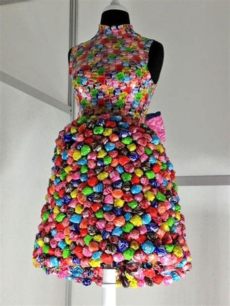 Pin By Erin Moroney On Candy Dresses Recycled Dress Fashion Candy Dress