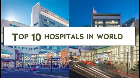 Top 10 Hospitals In World 2019 Youtube