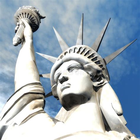 3d Illustration Of The Statue Of Liberty Stock Illustration