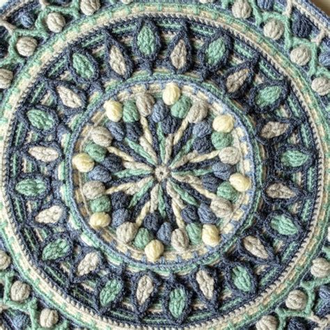 Large Crochet Squares Or Second Life Of Dandelion Mandala