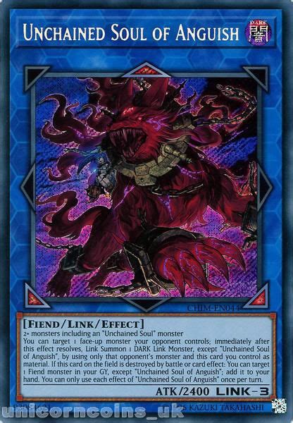 Chim En044 Unchained Soul Of Anguish Secret Rare Unl Edition Mint