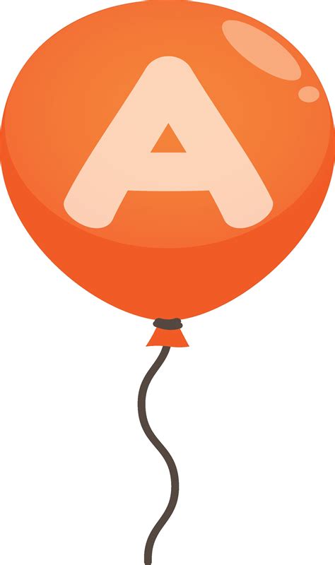 Balloon Alphabet Svg Balloon Font Clipart Ballon Letters Svg Etsy