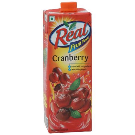Buy Real Juice Fruit Power Cranberry 1 L Online At Best Price Bigbasket