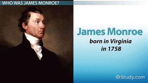 James Monroe Facts Lesson For Kids Lesson