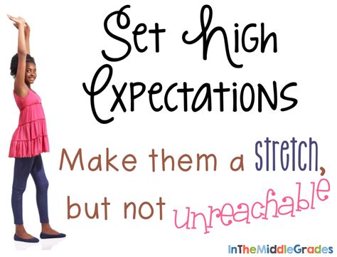 In The Middle: Set Your Expectations High From Day 1