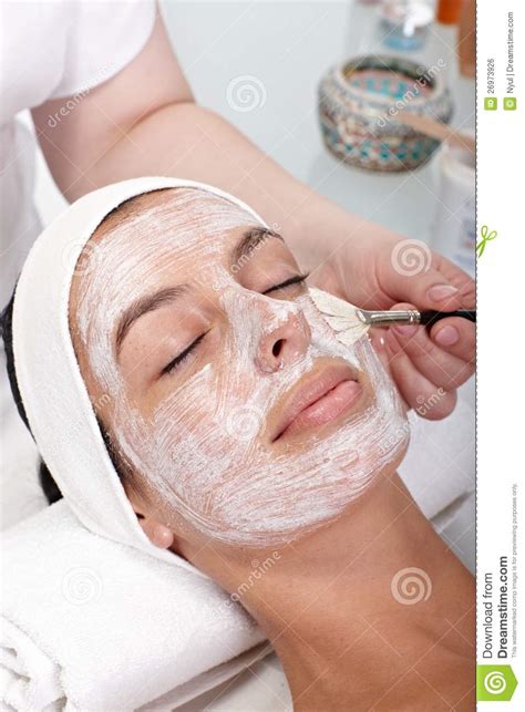 Closeup Photo Of Facial Beauty Treatment Royalty Free