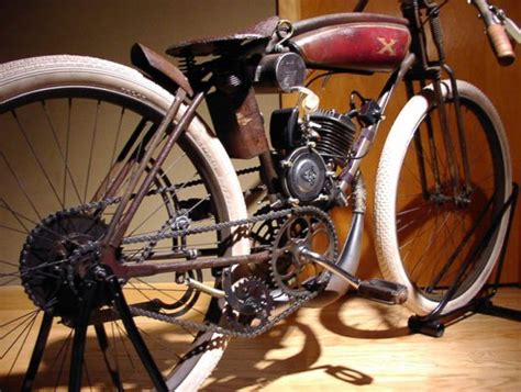 1914 Replica Excelsior Board Track Racer Powered Bicycle Motorized