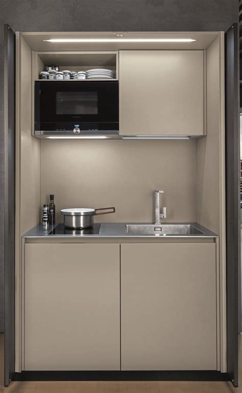 Hideaway Mini Kitchen Cabinet By Euromobil Design Roberto Gobbo