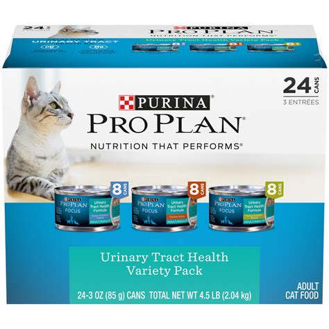 24 Pack Purina Pro Plan Urinary Tract Health Wet Cat Food Variety