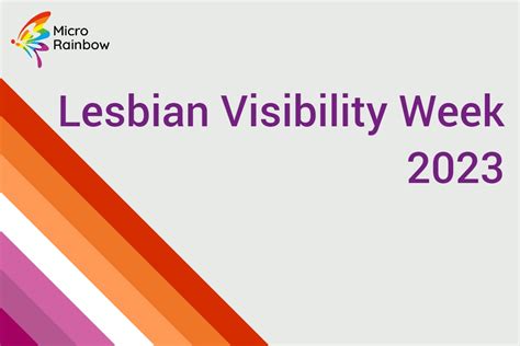 Lesbian Visibility Week Micro Rainbow