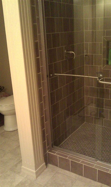 Brown Shower Tile Ideas Design Corral