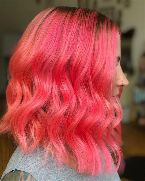 Pink Hair Color Kayla Boyer Coral Hair Color Hair Colour Magenta