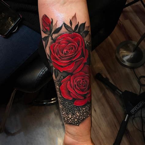 Cover Up Tattoos On Arm Roses Magnific Profile Pictures Library
