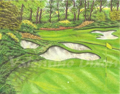 Valentino Dixon Valentino Dixon Green Drawings Golf Courses Golf
