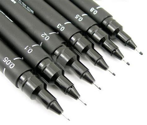 Uniball Pen Uni Pin Fine Line Pen Technical Drawing Pens Art Pen Set