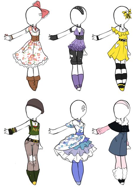 Whoever Come Up With These Is A Genius Drawing Anime Clothes Fashion