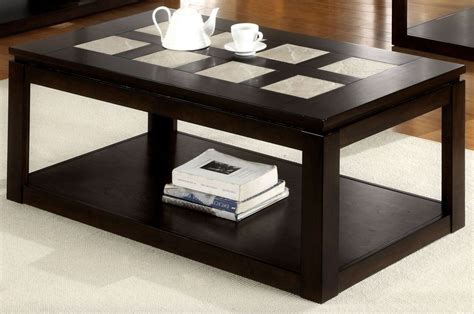 With a deep chocolate brown hue, this wood coffee table will add handsome style to your living room. Verona Coffee Table from Furniture of America (CM4484C ...