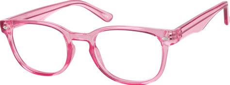 pink women s pink square eyeglasses 1256 zenni optical eyeglasses