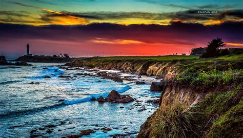 Pigeon Point Lighthouse Sunset Ca Amazing West Coast Suns Flickr