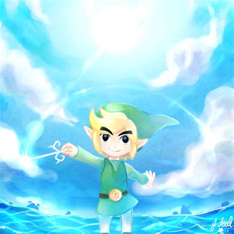 Toon Link With The Wind Waker The Legend Of Zelda Photo 39811487