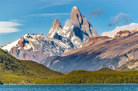 Lake And Andes Mountains Patagonia Argentina