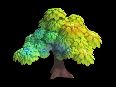 Cartoon Tree 3d Model 3ds Max Files Free Download Modeling 41199 On