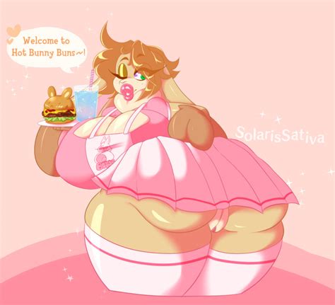 Rule 34 2021 Anthro Apron Ass Bent Over Beverage Big Breasts Breasts Brown Hair Burger