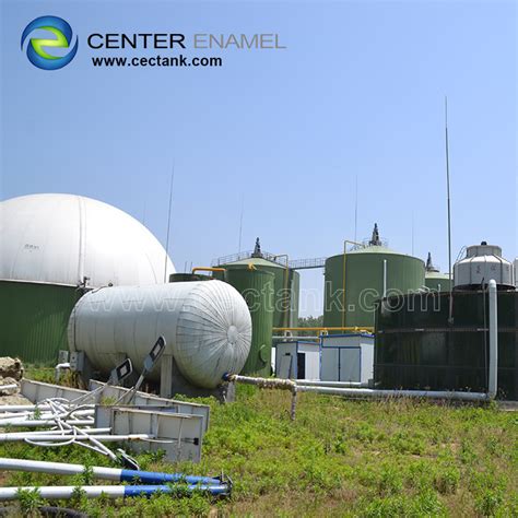 Center Enamel Provides Gfs Anaerobic Digestion Tank For Customers