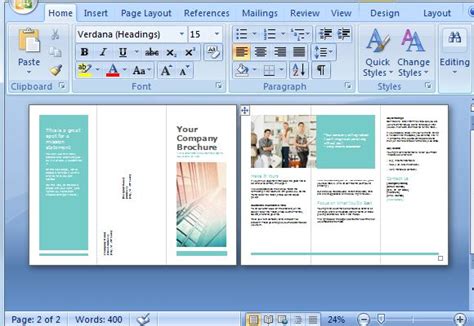 Free Brochure Maker Template For Ms Word