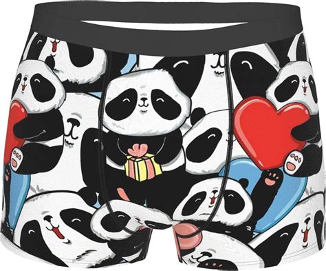 Tgubjgv Mens Boxer Briefs Panda Bear 1 Cozy Stretch Underwear Boxers For Men Youth Amazonca