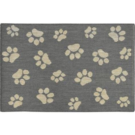 Home Dynamix Comfy Pooch Graytan Paw 236 In X 354 In Pet Mat 4