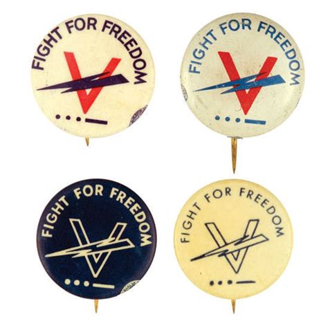Hakes Fight For Freedom Four Victory Button Varieties