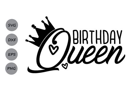 Birthday Queen Graphic by CosmosFineArt · Creative Fabrica