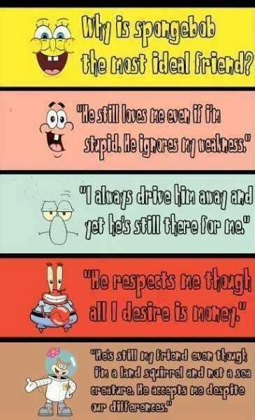 Spongebob Squarepants Quotes About Friendship