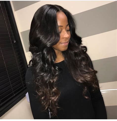 Long Middle Part Sew In With Closure Curly Hair Sew In Curly Hair