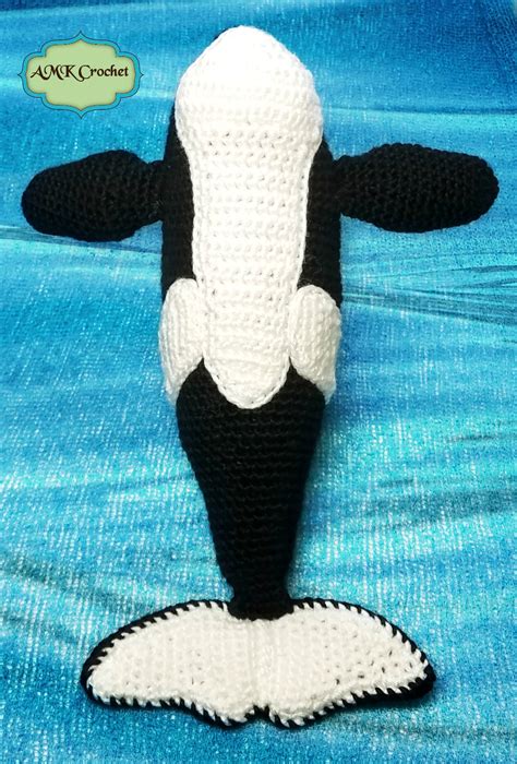 Crochet Orca Killer Whale Plush Toy Pattern Amk Crochet