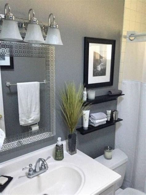 Remember that approaching the best. Gray Half Bathroom Decorating Ideas On A Budget 8 in 2020 ...