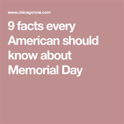 9 Facts Every American Should Know About Memorial Day Memorial Day