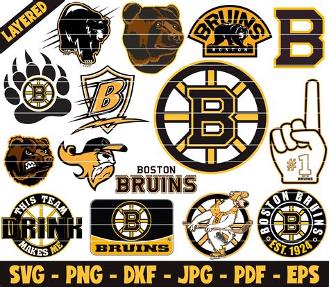 Boston Bruins Svg Sport Svg Hockey Team Svg Football