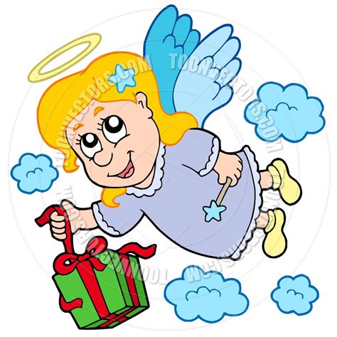 Flying Angel Cartoon Clipart Clipart Suggest