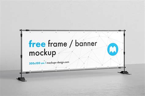 Download This Free Horizontal Banner Mockup In Psd Designhooks
