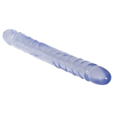 Crystal Jellies Jr Double Dong 12 Clear Sex Toys At Adult Empire