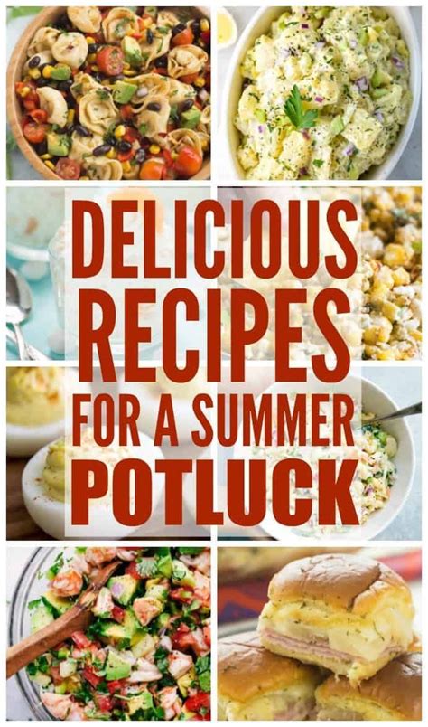 Delicious Recipes For A Summer Potluck