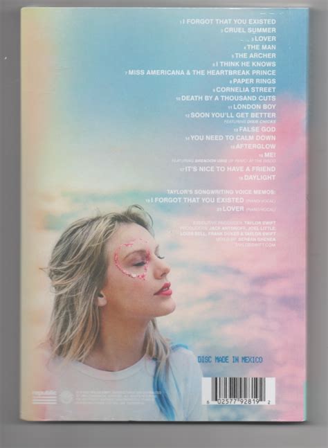 Taylor Swift Lover Deluxe Album Version 2 Target Exclusive Cd Calm Down