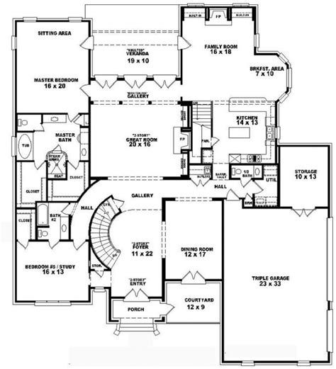 25×38 house plans 3d 4 beds full plans. Luxury 4 Bedroom Two Storey House Plans - New Home Plans ...