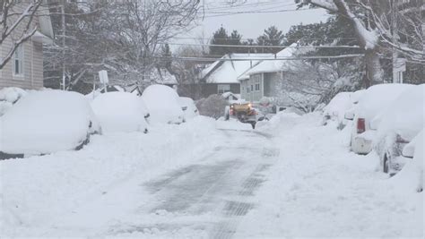 Northern New Jersey Residents Cleaning Up After Heavy Snowfall