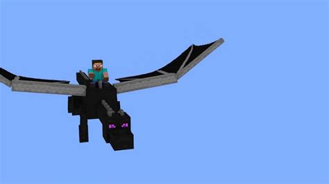 riding the ender dragon in minecraft youtube