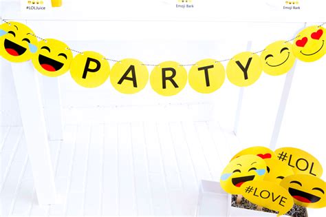 Free Customized Emoji Invitations And Birthday Printables Printables